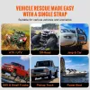 1" x 20' Kinetic Recovery Tow Rope 38,000 lbs, Heavy-Duty Off Road Snatch Strap