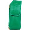 DELUXE GREEN LEATHERETTE HOLSTER FOR RUNT STUN GUN – MAGNETIC CLOSURE & BELT CLIP