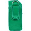 DELUXE GREEN LEATHERETTE HOLSTER FOR RUNT STUN GUN – MAGNETIC CLOSURE & BELT CLIP