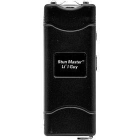 STUN MASTER LIL GUY 60 MILLION VOLT RECHARGEABLE STUN GUN WITH FLASHLIGHT & NYLON HOLSTER | BLACK