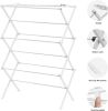 Foldable Drying Rack Clothing,Clothes Drying Rack Folding Indoor and Outdoor Rack,Laundry Drying Rack Collapsible-White