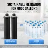 Gravity-fed Water Filter System, 1.5G 304 Stainless-Steel Countertop System, Water Filtration System, Reduces Lead and up to 99% of Chlorine