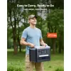 Portable Power Station, 2400W Portable Solar Generator with 200W Foldable Solar Panel