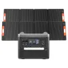 Portable Power Station, 2400W Portable Solar Generator with 2PCS * 200W Foldable Solar Panels
