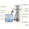 Pure Water Distiller 750W, Purifier Filter Fully Upgraded with Handle 1.1 Gal /4L, BPA Free Container, Perfect for Home Use, White