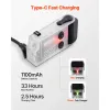 Rechargeable Keychain Flashlight, Mini LED Flashlight with 13 Lighting Modes, Portable Pocket Flashlight with Clip