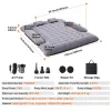 Truck Bed Air Mattress, for 6-6.5 ft Full Size Truck Beds, Inflatable Air Mattress Camping Bed with 12V Air Pump 2 Pillows, Carry Bag