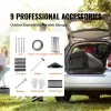 Wood Stove, 118 inch, Alloy Steel Camping Tent Stove, Portable Wood Burning Stove with Chimney Pipes & Gloves