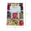 FOOD GRADE MYLAR BAGS – 7 MIL LONG-TERM FOOD STORAGE BAGS | CASE OF 300 | 8" X 12" & 10" X 14"