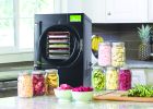 HARVEST RIGHT MEDIUM FREEZE DRYER – 5 TRAY WITH MYLAR STARTER KIT | BLACK, WHITE & STAINLESS STEEL