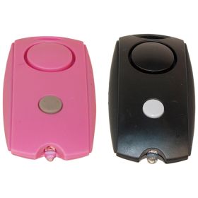 MINI PERSONAL ALARM WITH LED FLASHLIGHT AND BELT CLIP – 120DB EMERGENCY SAFETY ALARM (Safety Technology: Pink)