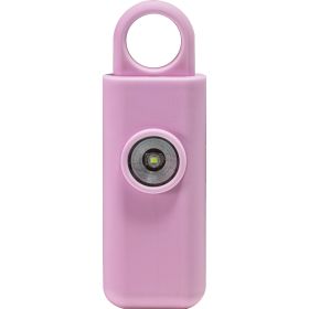 SAFETY TECHNOLOGY PERSONAL PANIC ALARM WITH 350-LUMEN STROBE FLASHLIGHT – 130DB PULL PIN EMERGENCY ALARM (Safety Technology: Pink)