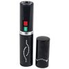 25 MILLION VOLT LIPSTICK STUN GUN WITH 100-LUMEN LED FLASHLIGHT – RECHARGEABLE COMPACT PERSONAL PROTECTION DEVICE