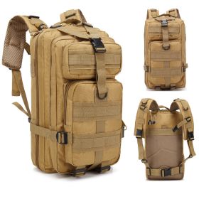 30L COMPACT OUTDOOR BACKPACK FOR MEN – HIKING, CAMPING & MOUNTAINEERING DAYPACK (Color: Khaki)
