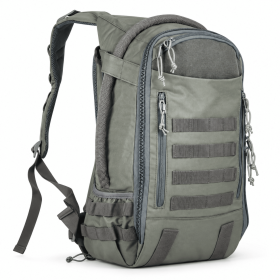 TACTICAL BACKPACK WITH MULTIPLE COMPARTMENTS – MODULAR OUTDOOR DAYPACK FOR HIKING, CAMPING & EVERYDAY CARRY (Color: Grey)
