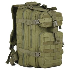 TACTICAL MILITARY BACKPACK – WATER-RESISTANT MULTI-COMPARTMENT SURVIVAL & OUTDOOR DAYPACK (Color: OD GREEN)