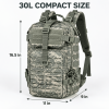 TACTICAL MILITARY BACKPACK – WATER-RESISTANT MULTI-COMPARTMENT SURVIVAL & OUTDOOR DAYPACK
