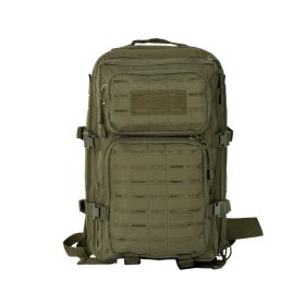 40L TACTICAL MILITARY BACKPACK – MOLLE SURVIVAL BACKPACK WITH MULTIPLE COMPARTMENTS & REMOVABLE WAIST BELT (Color: OD GREEN)