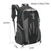 36L LIGHTWEIGHT OUTDOOR HIKING BACKPACK – WATER-REPELLENT NYLON CAMPING & TRAVEL DAYPACK