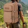 40L TACTICAL MILITARY BACKPACK – MOLLE SURVIVAL BACKPACK WITH MULTIPLE COMPARTMENTS & REMOVABLE WAIST BELT