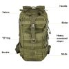 TACTICAL MILITARY BACKPACK – WATER-RESISTANT MULTI-COMPARTMENT SURVIVAL & OUTDOOR DAYPACK