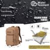 40L TACTICAL MILITARY BACKPACK – MOLLE SURVIVAL BACKPACK WITH MULTIPLE COMPARTMENTS & REMOVABLE WAIST BELT